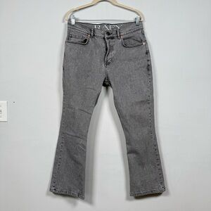 RAEY Women's Organic Cotton Gray Cropped Jeans, Size 30, Retail $255